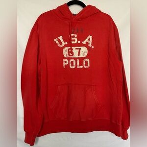 Ralph Lauren Red Hoodie